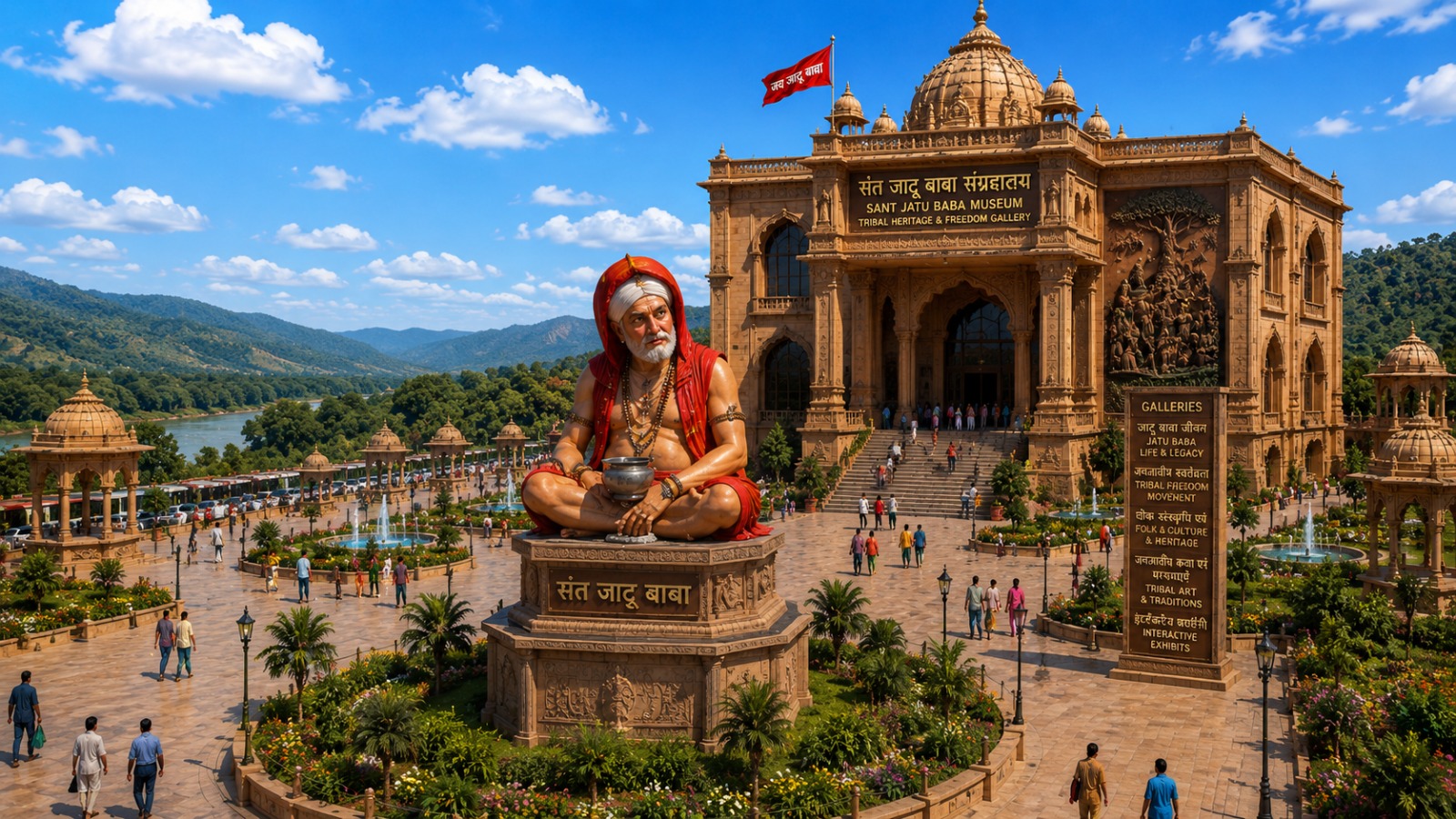 Sant Jatu Baba Museum Complex concept render